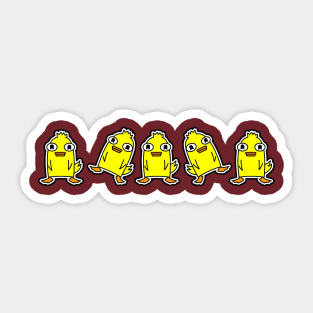 Ducky Momo Dance Sticker